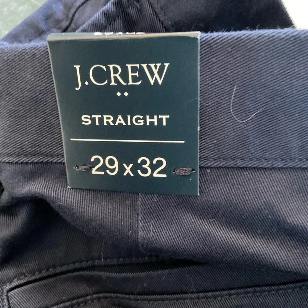 J.Crew Flex Straight‎ Chino Pants Navy Blue Men’s Size 29x32 NWT Office Work